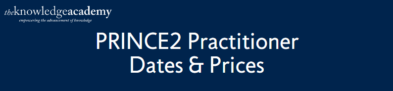 PRINCE2 Practitioner dates and prices